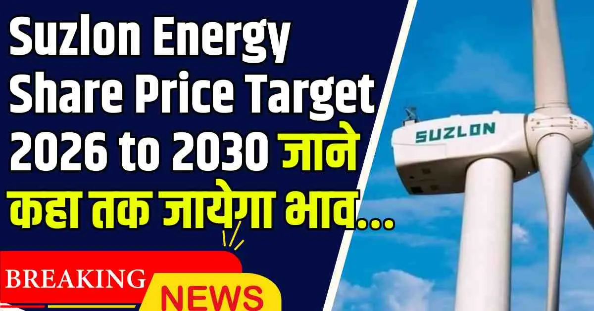 Suzlon Energy Share Price Target 2026, 2027, 2028, 2029, 2030 जाने कहा तक जायेगा भाव…